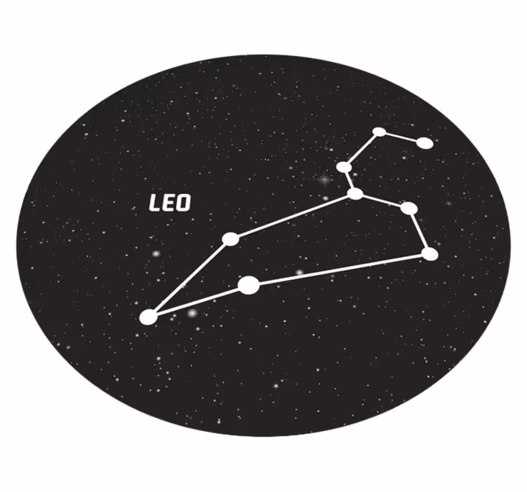 Tappetto vinile stelle astronomia delle costellazioni - TenStickers
