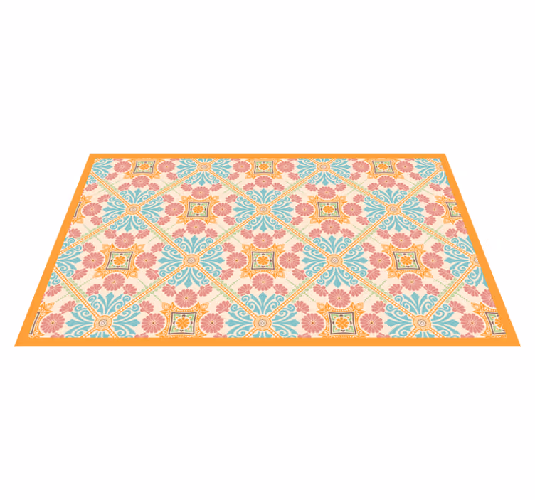 Tappeto pvc cucina mosaico colorato della cucina - TenStickers