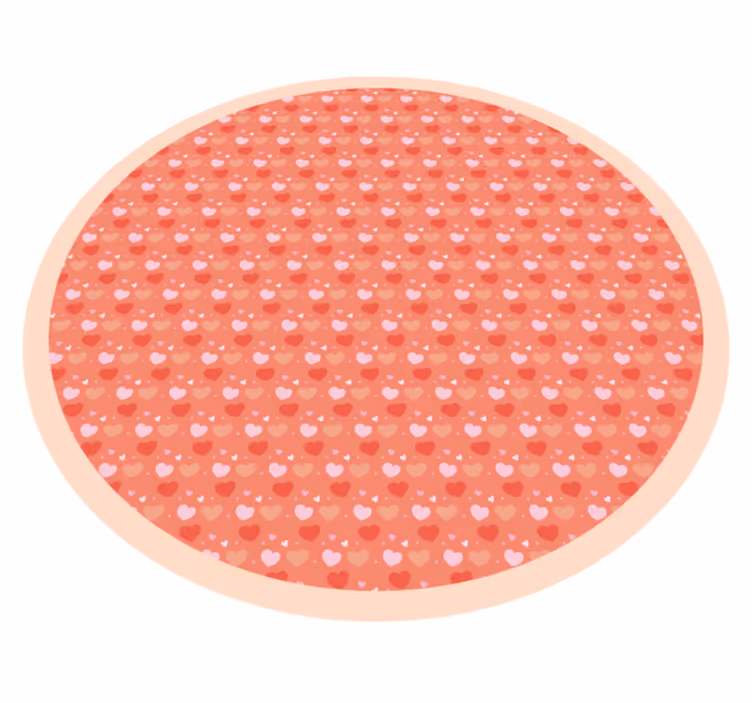 Tappeto vinile bebé cerchio a pois - TenStickers