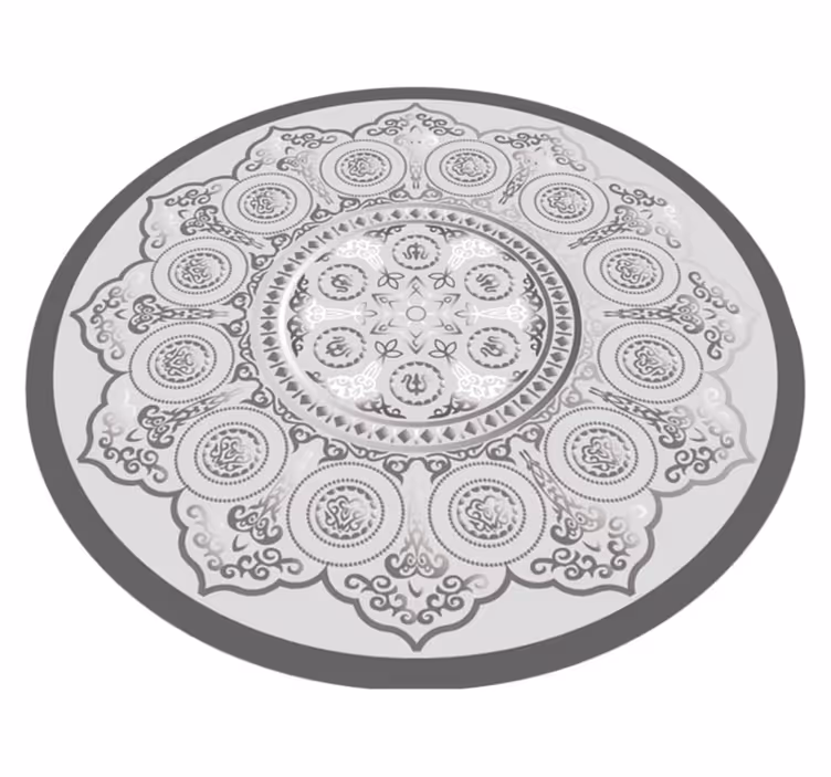 Tappeto vinile Mandala sovrapposizione di motivi mandala - TenStickers
