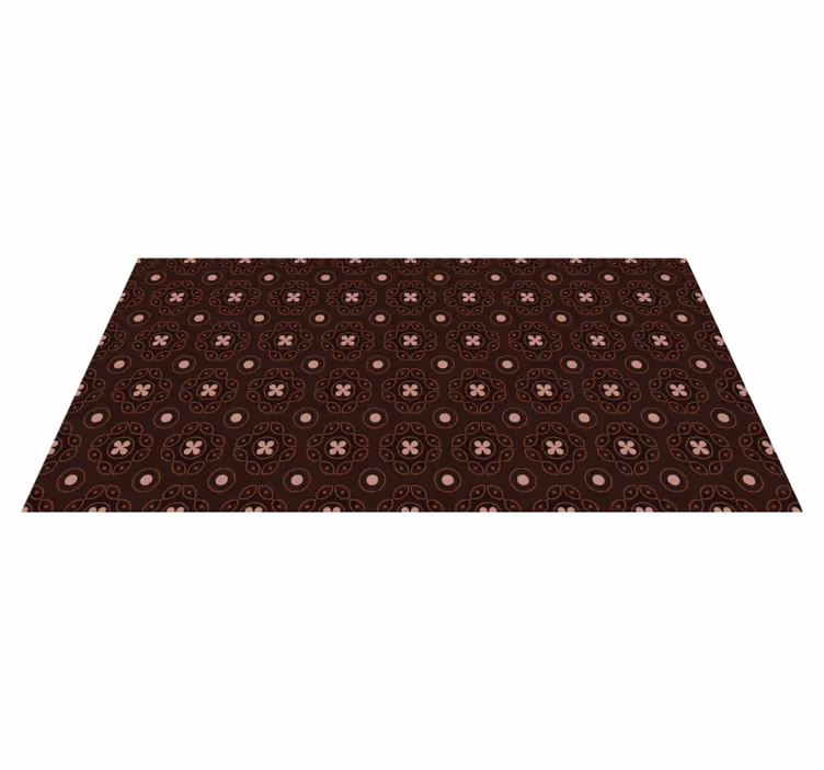 Tappeto vinile mosaico motivi circolari a mosaico - TenStickers