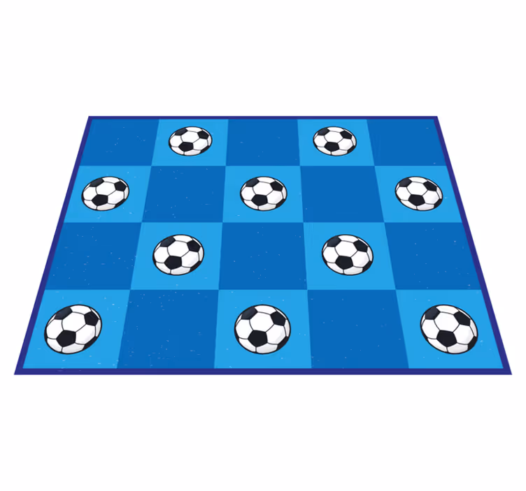 Tappeto vinile giochi fantasia calcio - TenStickers