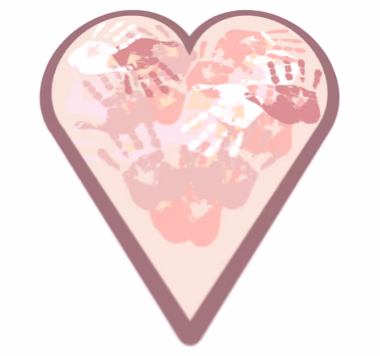 Tappeto vinile con nome cuore personalizzato - TenStickers