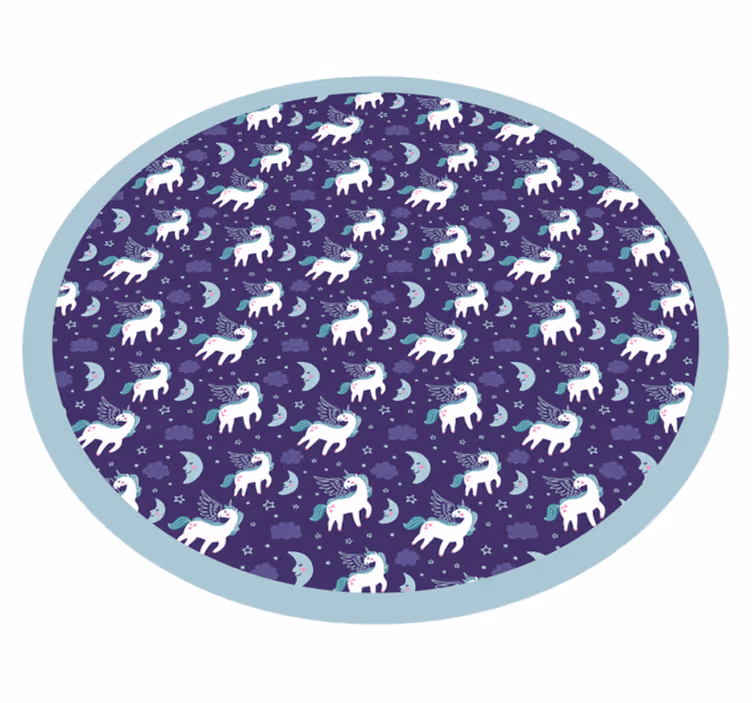 Tappeto vinile per bambini circolo dell'orso polare - TenStickers