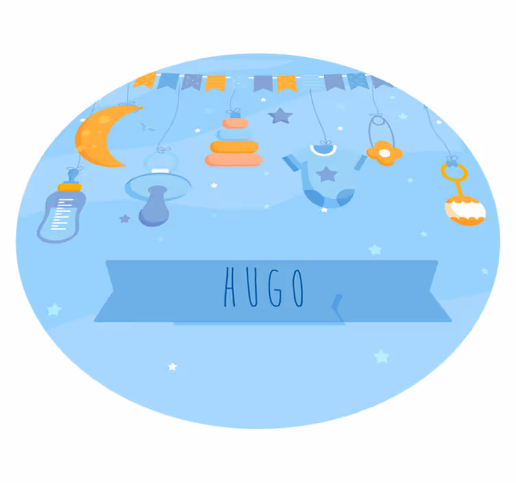 Tappeto vinile bebé decorazioni personalizzate per nursery - TenStickers