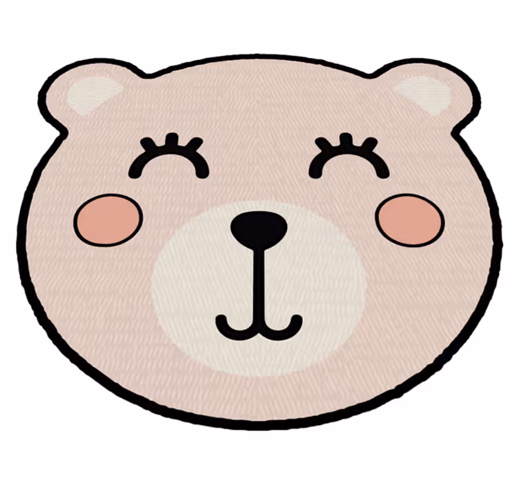 Tappeto vinile per bambini pezzo di carattere dell'orso - TenStickers