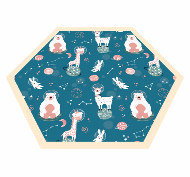 Tappeto vinile per bambini immagini giocose per la nursery - TenStickers