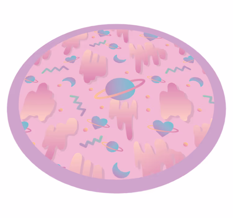 Tappeto vinile bebé tempo di gioco planetario - TenStickers