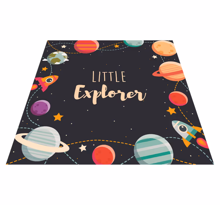 Tappeto vinile per bambini piccolo esploratore - TenStickers