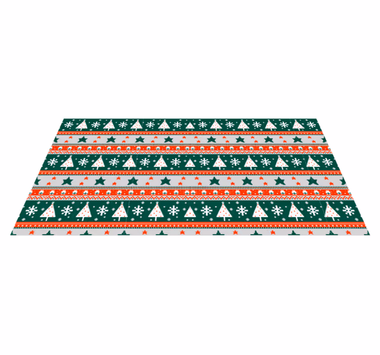 Tappeto Vinile Natale modello festivo - TenStickers