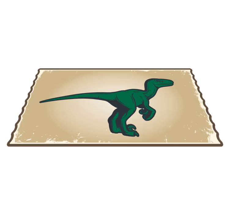 Tappeto vinile per bambini personaggio dinosauro t-rex - TenStickers