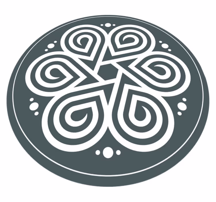 Tappeto vinile Mandala mandala celtico - TenStickers