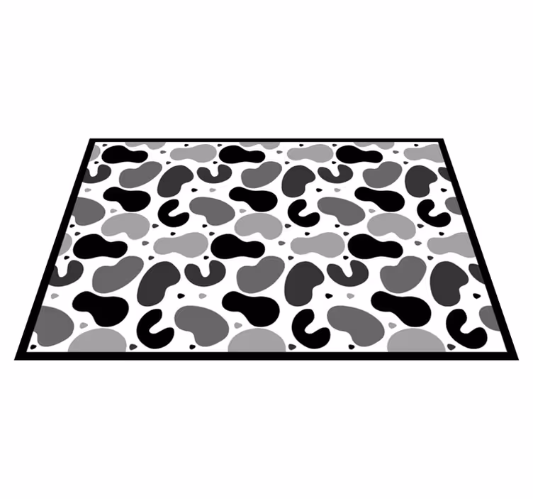 Tappeto vinile stampa animale ispirato alla pelle bovina - TenStickers