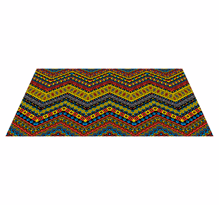 Tappeto vinile mosaico percorso di mosaico colorato - TenStickers