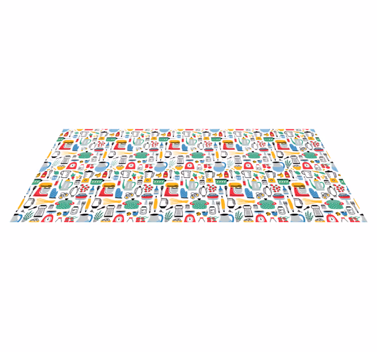 Tappeto vinile alfabeto tessere dell'alfabeto - TenStickers