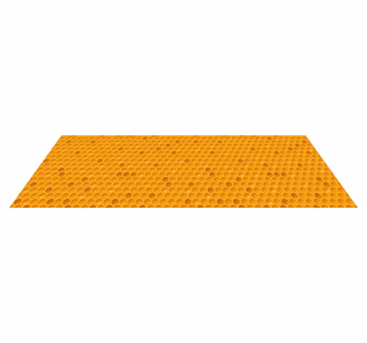 Tappeto pvc cucina concetto di nido d'ape - TenStickers