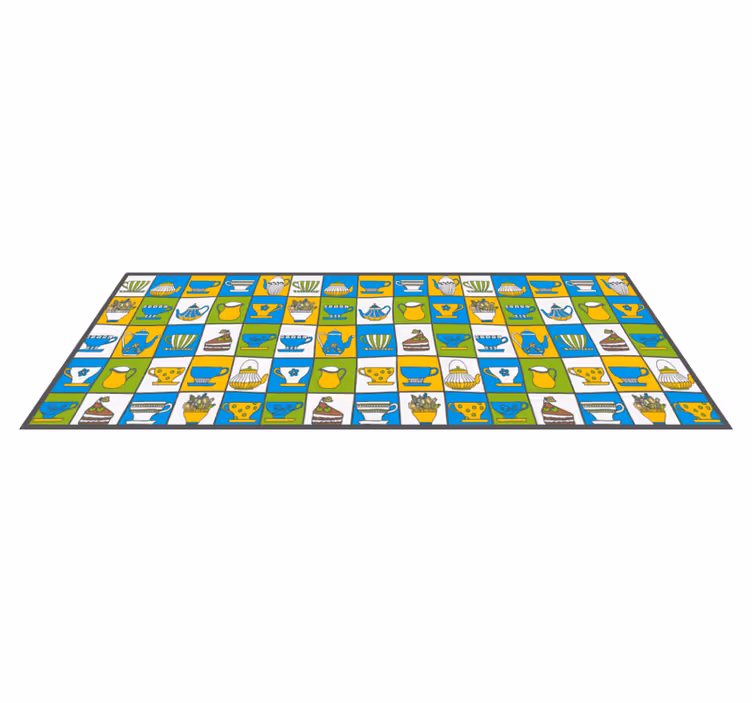 Tappeto pvc cucina modelli culinari - TenStickers