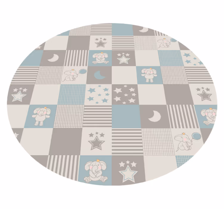 Tappeto vinile per bambini giri giocosi all'asilo - TenStickers