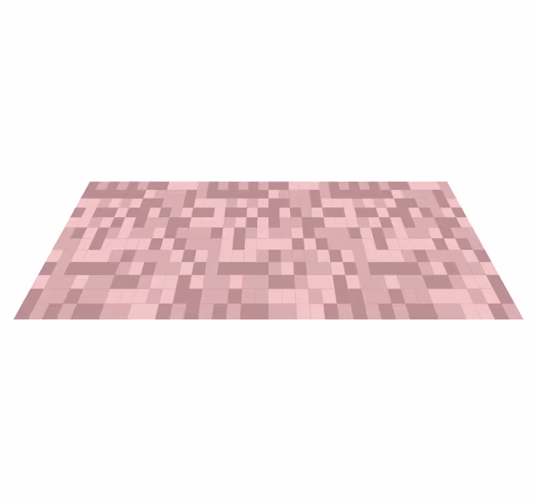 Tappeto vinile geometrico mimetizzazione pixelata - TenStickers