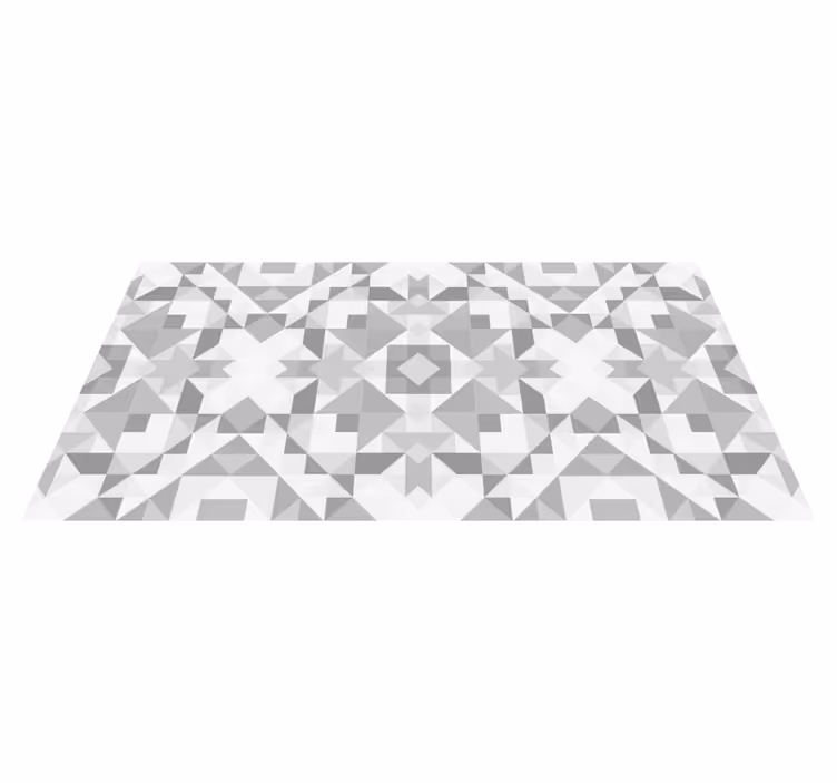 Tappeto vinile geometrico astratto geometrico - TenStickers