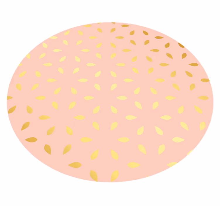 Tappeto vinile fiori motivo a petali pastello - TenStickers