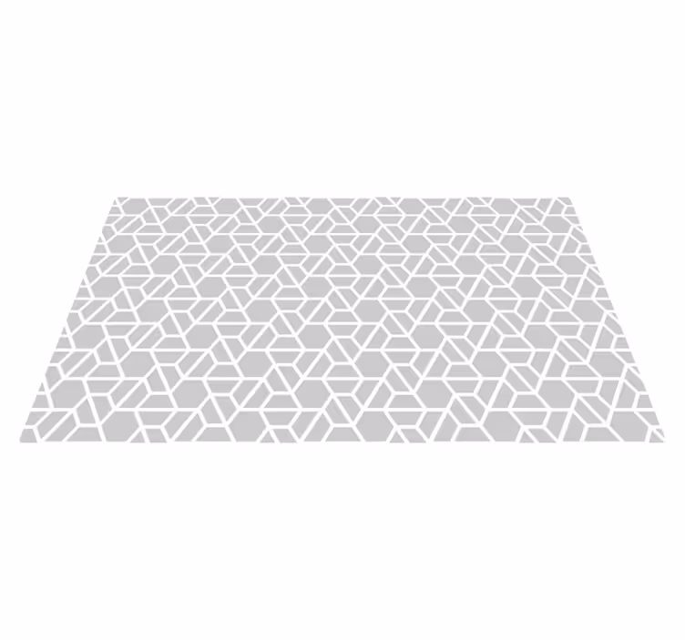 Tappeto vinile geometrico disegno reticolare geometrico - TenStickers