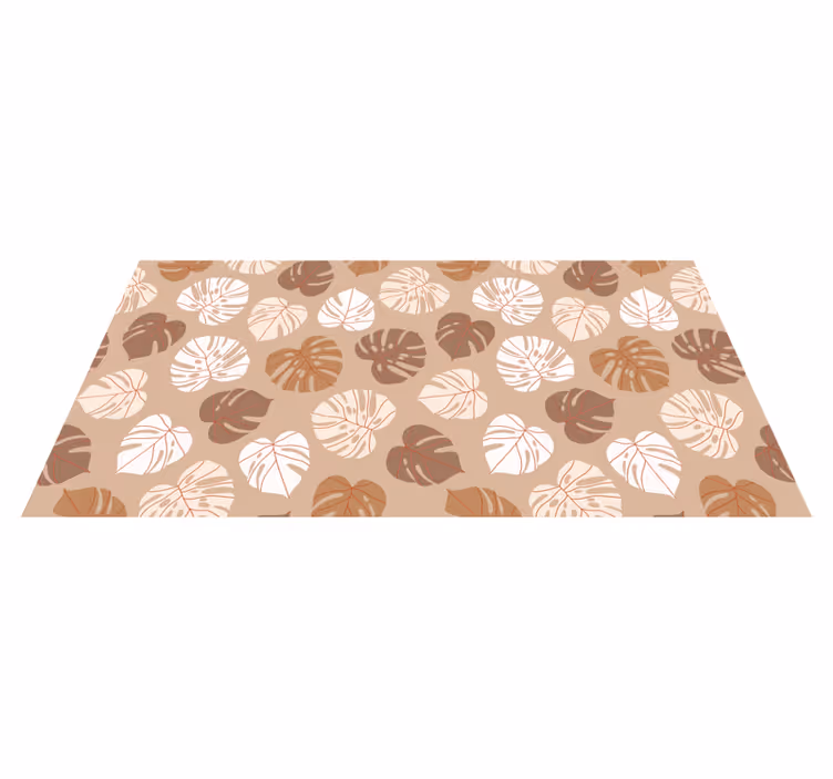 Tappeto vinile fiori delizia dei mostri - TenStickers