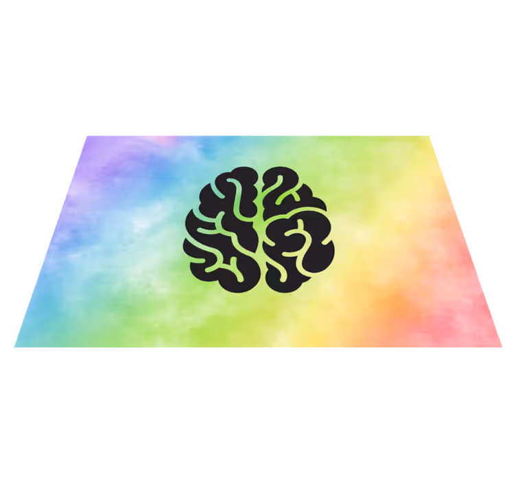 Tappeto vinile per bambini arcobaleno educativo - TenStickers