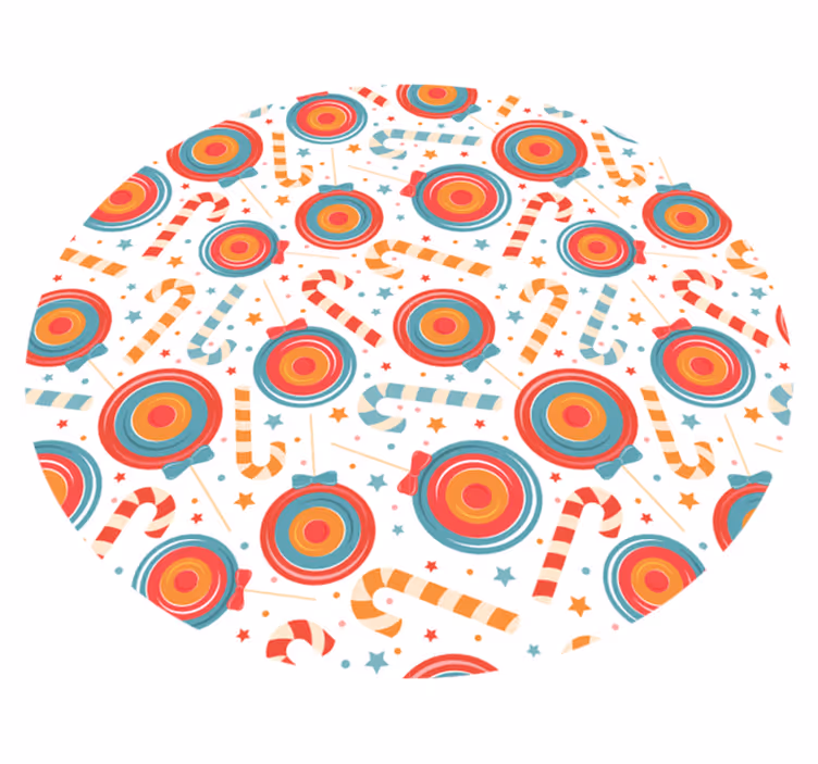 Tappeto vinile giochi immagini di candyland - TenStickers