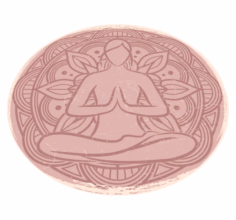 Tappeto vinile Mandala mandala meditativo - TenStickers
