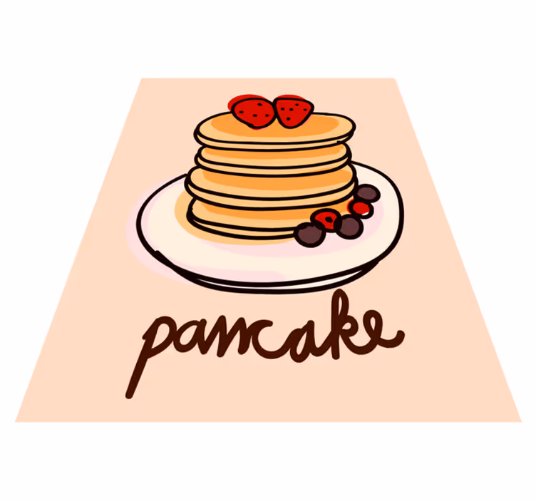 Tappeto pvc cucina frittelle deliziose - TenStickers