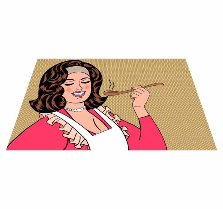 Tappeto pvc cucina personaggio dei cartoni animati di cucina - TenStickers
