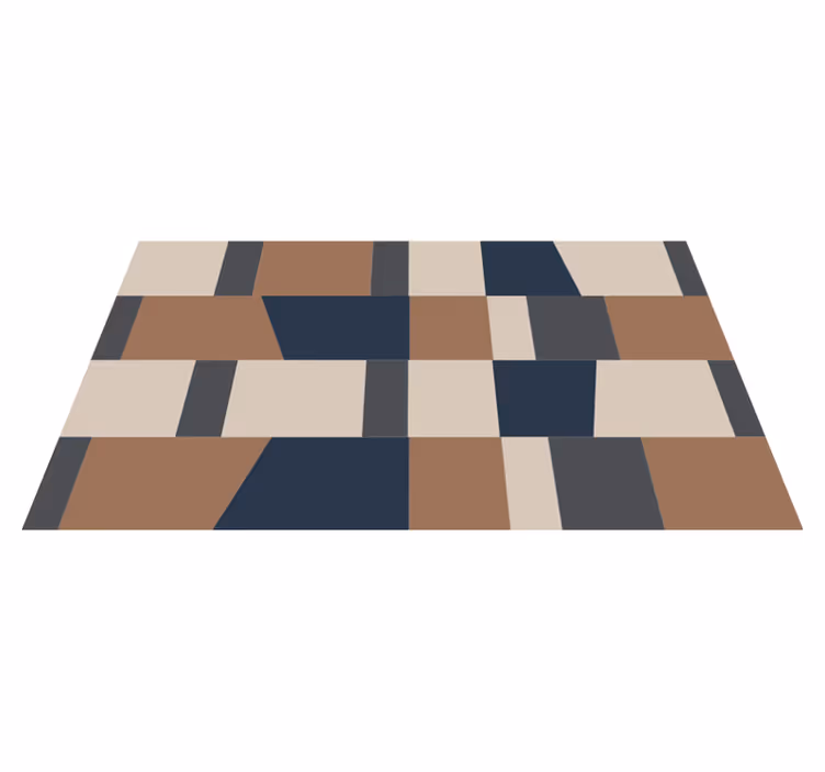Tappeto vinile strisce motivo a strisce geometriche - TenStickers