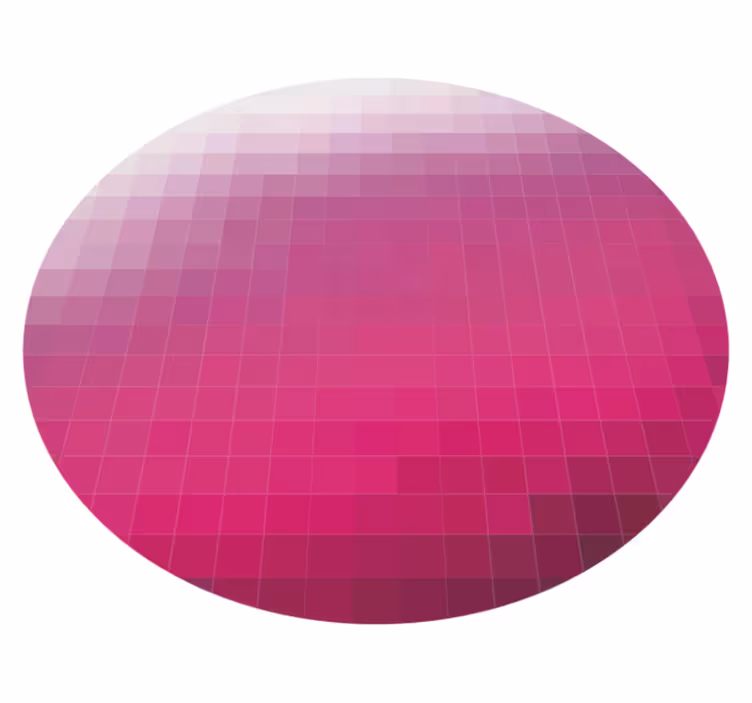 Tappeto vinile minimalista sfera gradiente - TenStickers