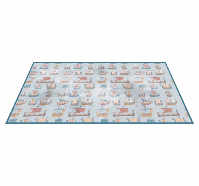 Tappeto vinile per bambini vivaio nautico - TenStickers