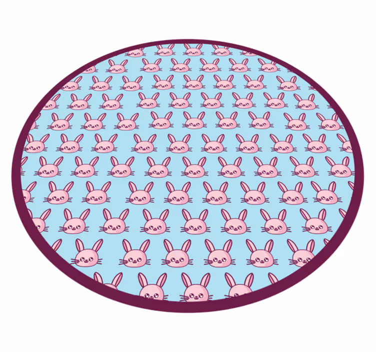 Tappeto vinile bebé parco giochi per conigli - TenStickers
