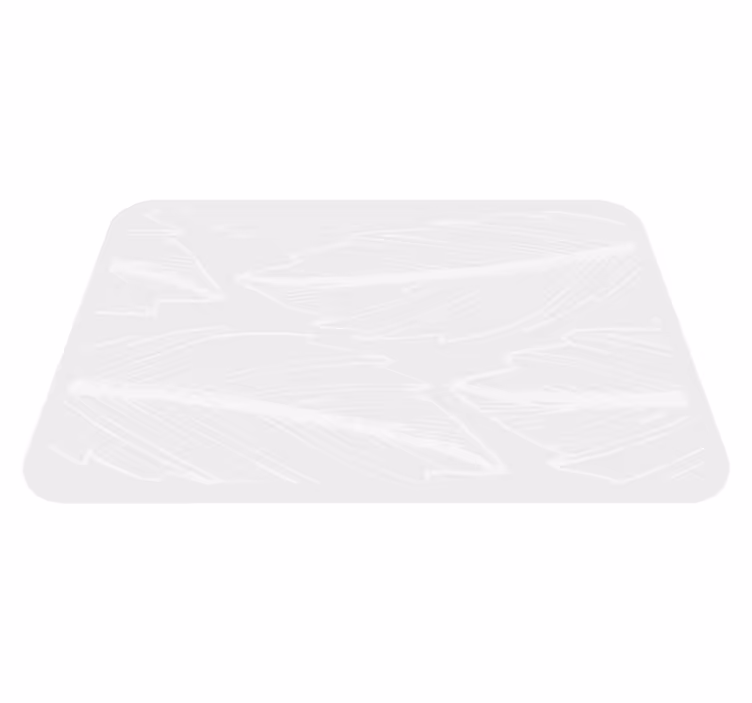 Tappeto vinile natura motivo a impronta di piuma - TenStickers