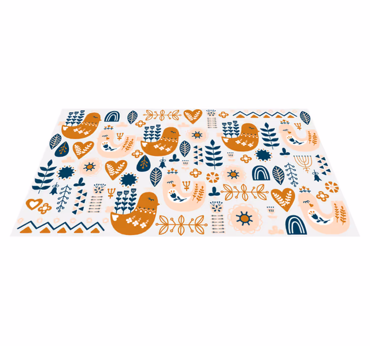 Tappeto vinile per bambini motivi giocosi per nursery - TenStickers