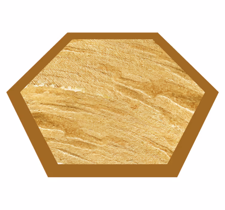 Tappeto vinile effetto legno trama a grana esagonale - TenStickers