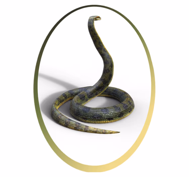 Tappeto vinile animali ispirazione stampa serpente - TenStickers