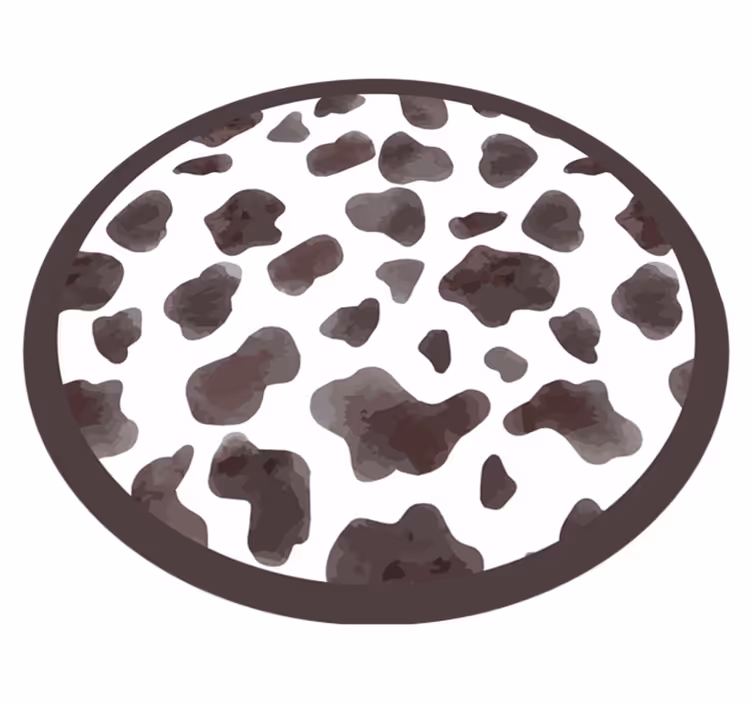 Tappeto vinile stampa animale stile pelle di mucca - TenStickers