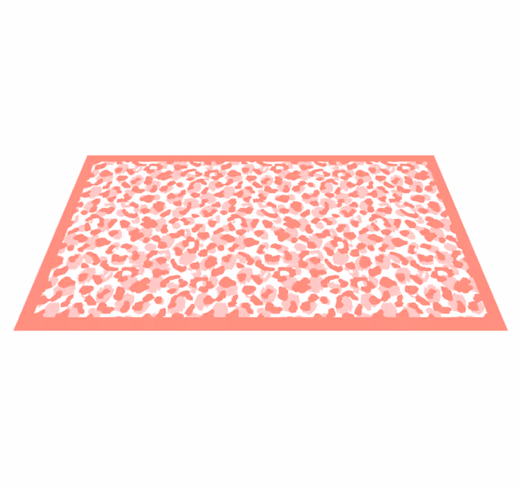Tappeto vinile stampa animale motivo leopardato morbido - TenStickers