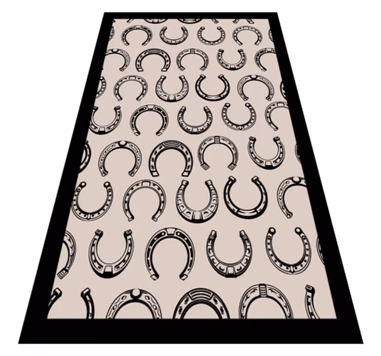 Tappeto vinile mosaico modello a ferro di cavallo - TenStickers