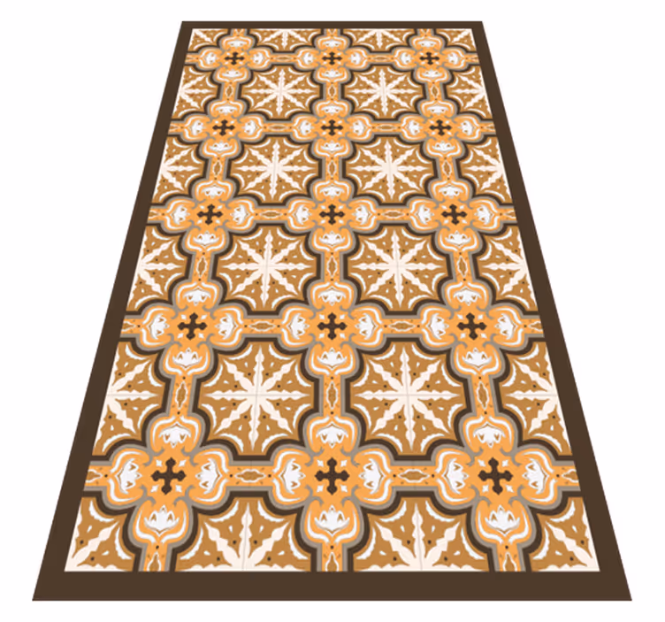 Tappeto pvc cucina grazioso emblema a stella - TenStickers