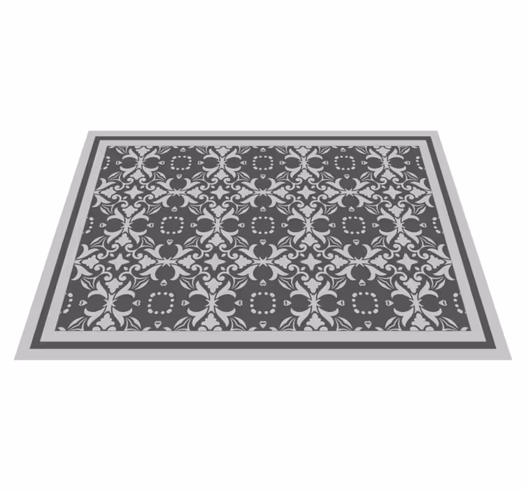 Tappeto pvc cucina design di piastrelle vittoriane - TenStickers