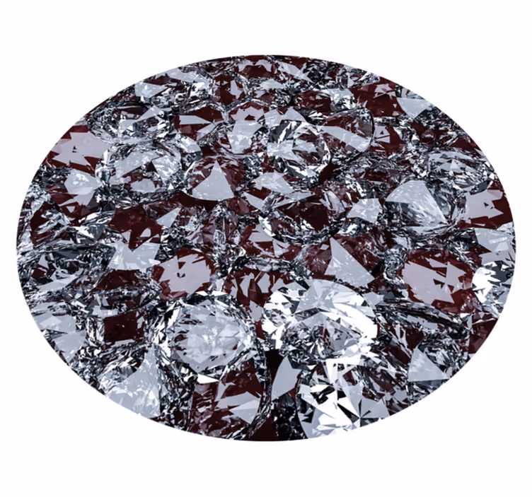 Tappeti vinile motivi pietra preziosa di cristallo - TenStickers