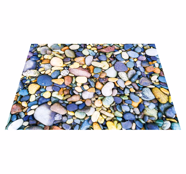 Tappeto vinile effetto pietra disegno realistico del mosaico - TenStickers