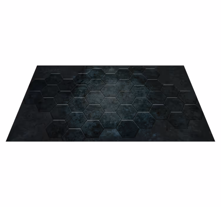 Tappeto vinile piastrelle modello esagonale - TenStickers