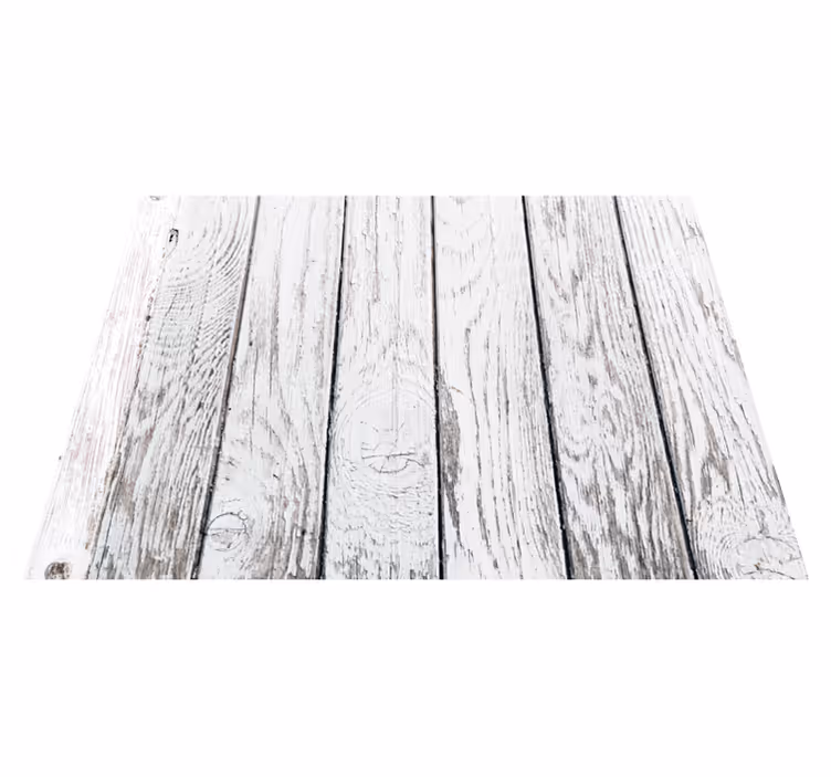 Tappeto vinile effetto legno legno sbiancato - TenStickers