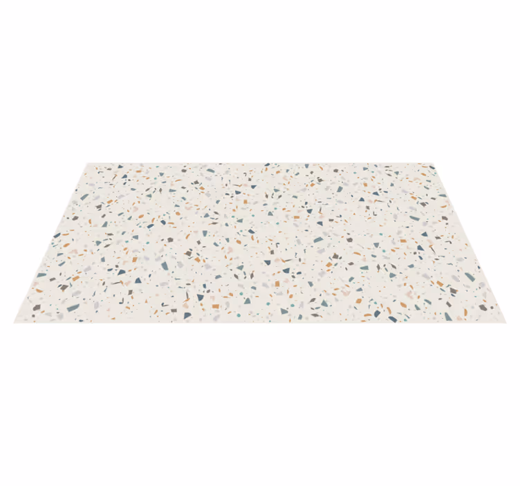 Tappeto in vinile cucina fantasia beige - TenStickers